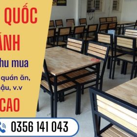 Thu mua, thanh lý nhà hàng – quán ăn – quán nhậu GIÁ CAO